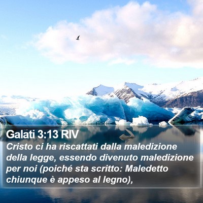 Galati 3:13 RIV Bible Verse Image