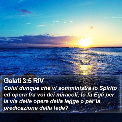 Galati 3:5 RIV Bible Verse Image