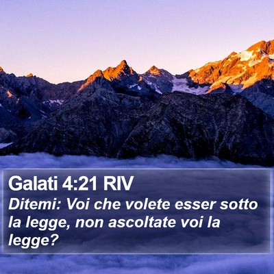 Galati 4:21 RIV Bible Verse Image