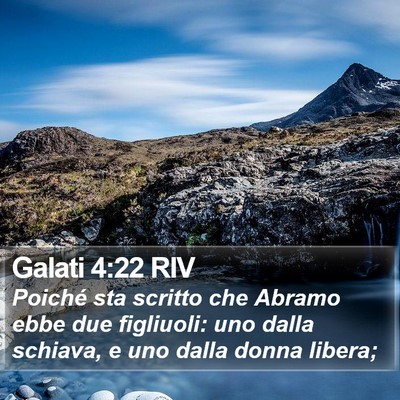 Galati 4:22 RIV Bible Verse Image