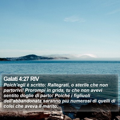 Galati 4:27 RIV Bible Verse Image