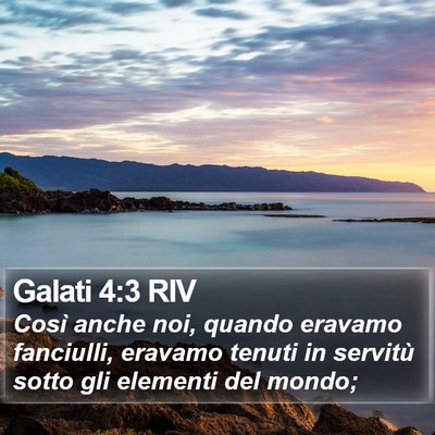 Galati 4:3 RIV Bible Verse Image