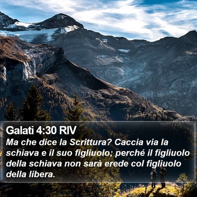 Galati 4:30 RIV Bible Verse Image