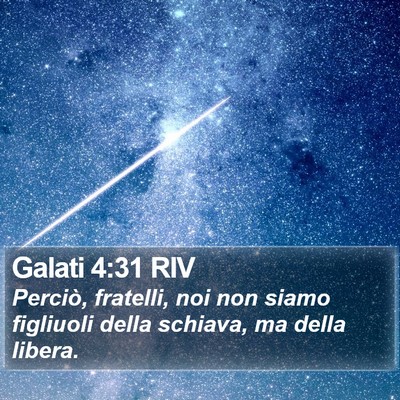 Galati 4:31 RIV Bible Verse Image