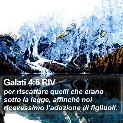 Galati 4:5 RIV Bible Verse Image