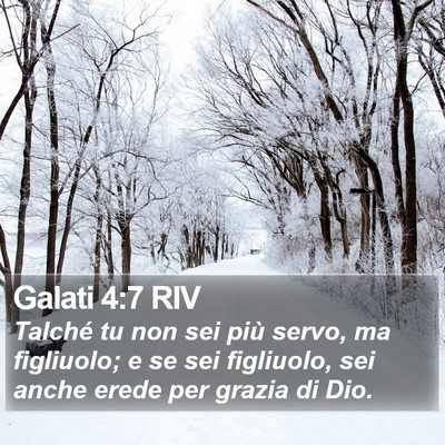 Galati 4:7 RIV Bible Verse Image