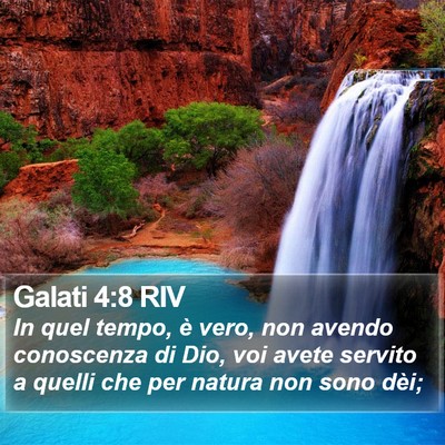Galati 4:8 RIV Bible Verse Image