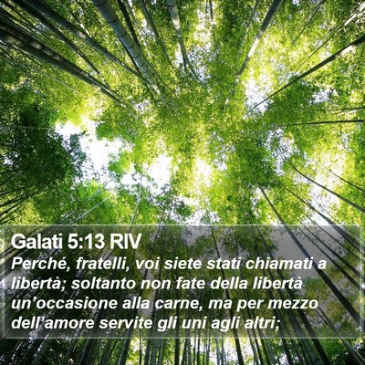 Galati 5:13 RIV Bible Verse Image