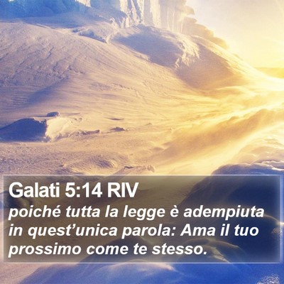 Galati 5:14 RIV Bible Verse Image