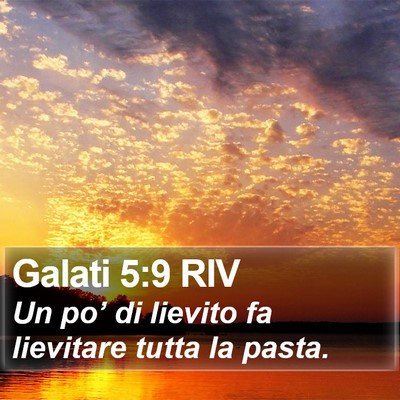 Galati 5:9 RIV Bible Verse Image