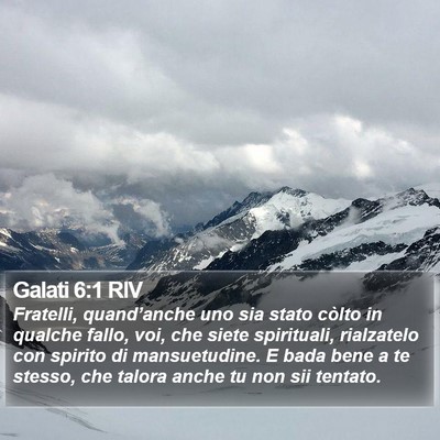 Galati 6:1 RIV Bible Verse Image
