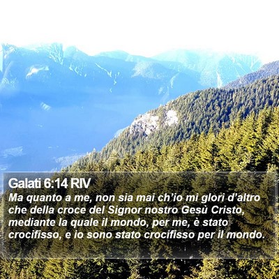 Galati 6:14 RIV Bible Verse Image