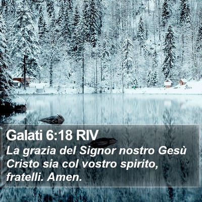 Galati 6:18 RIV Bible Verse Image