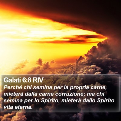 Galati 6:8 RIV Bible Verse Image