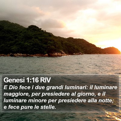 Genesi 1:16 RIV Bible Verse Image
