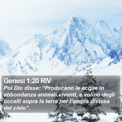Genesi 1:20 RIV Bible Verse Image