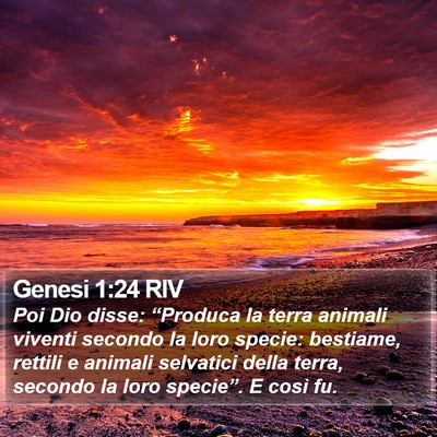 Genesi 1:24 RIV Bible Verse Image