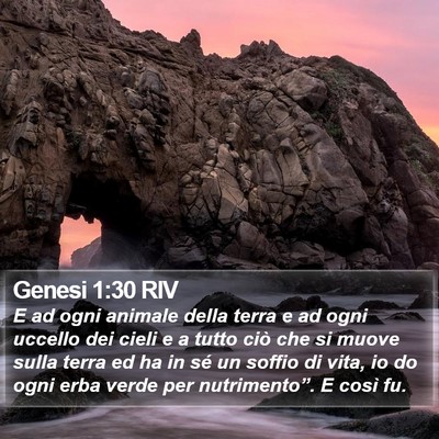 Genesi 1:30 RIV Bible Verse Image