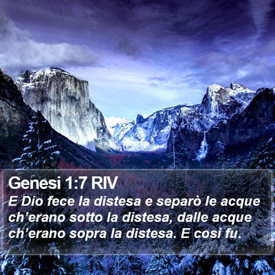 Genesi 1:7 RIV Bible Verse Image