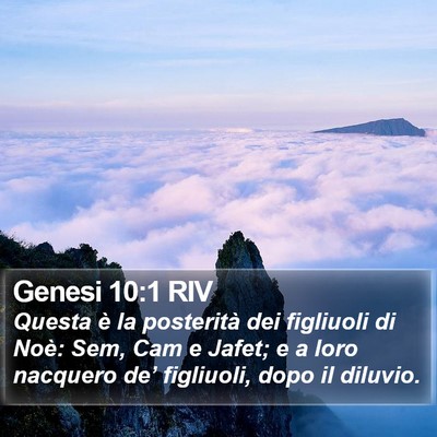 Genesi 10:1 RIV Bible Verse Image