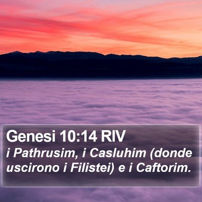 Genesi 10:14 RIV Bible Verse Image