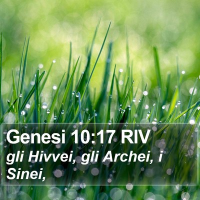 Genesi 10:17 RIV Bible Verse Image