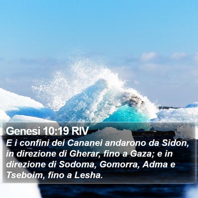Genesi 10:19 RIV Bible Verse Image