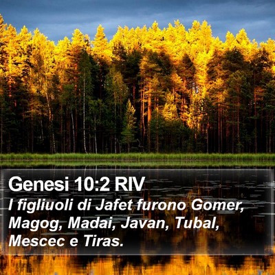 Genesi 10:2 RIV Bible Verse Image