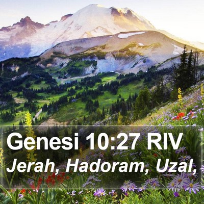 Genesi 10:27 RIV Bible Verse Image