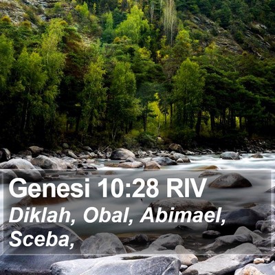 Genesi 10:28 RIV Bible Verse Image
