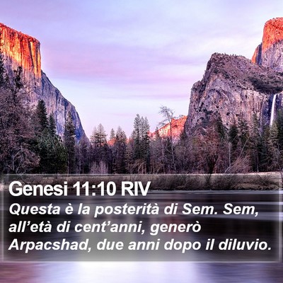 Genesi 11:10 RIV Bible Verse Image