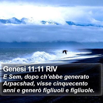 Genesi 11:11 RIV Bible Verse Image