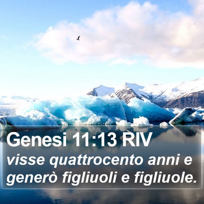 Genesi 11:13 RIV Bible Verse Image