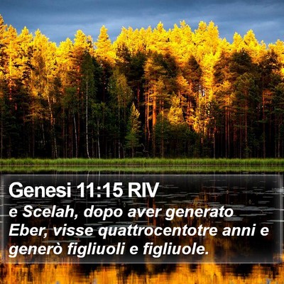 Genesi 11:15 RIV Bible Verse Image