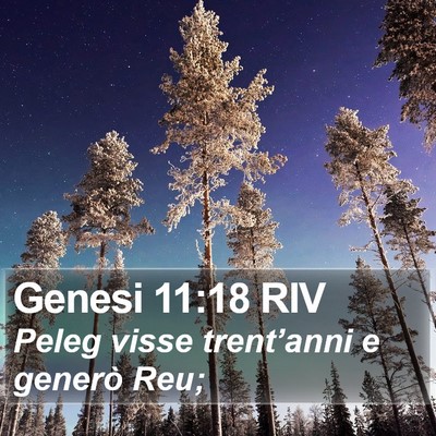 Genesi 11:18 RIV Bible Verse Image
