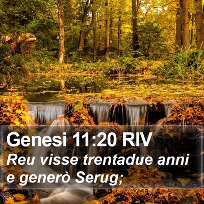 Genesi 11:20 RIV Bible Verse Image
