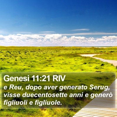 Genesi 11:21 RIV Bible Verse Image