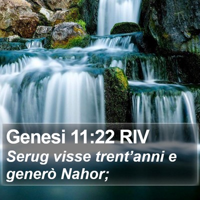 Genesi 11:22 RIV Bible Verse Image