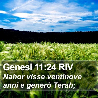 Genesi 11:24 RIV Bible Verse Image