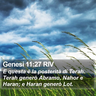Genesi 11:27 RIV Bible Verse Image
