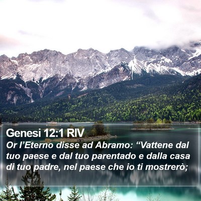 Genesi 12:1 RIV Bible Verse Image