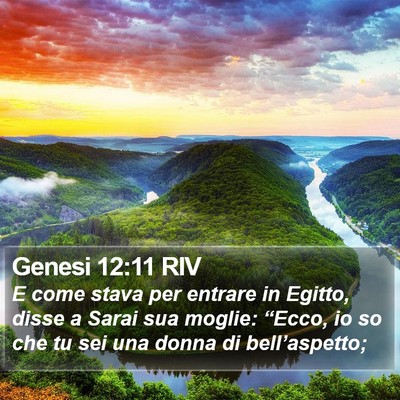 Genesi 12:11 RIV Bible Verse Image