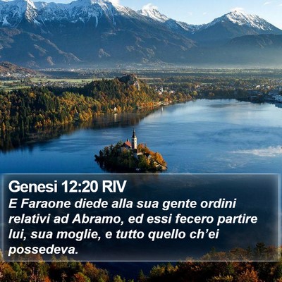 Genesi 12:20 RIV Bible Verse Image