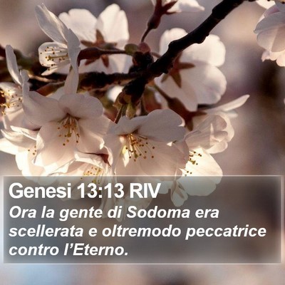 Genesi 13:13 RIV Bible Verse Image