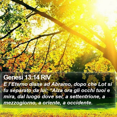 Genesi 13:14 RIV Bible Verse Image