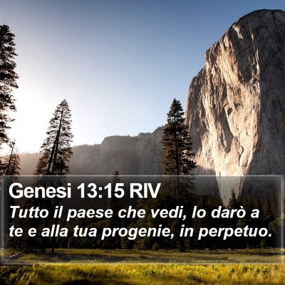 Genesi 13:15 RIV Bible Verse Image