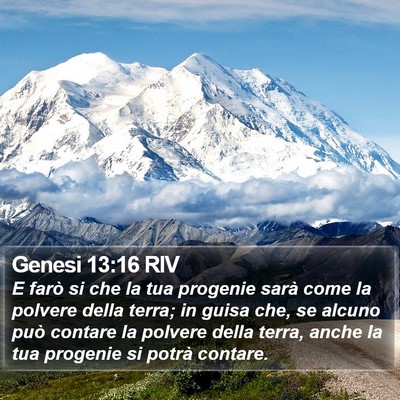 Genesi 13:16 RIV Bible Verse Image