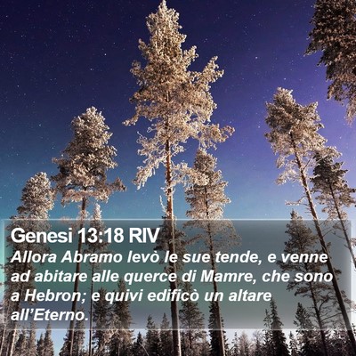 Genesi 13:18 RIV Bible Verse Image