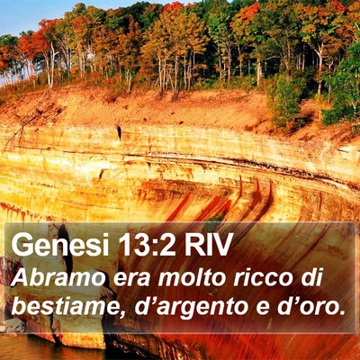 Genesi 13:2 RIV Bible Verse Image