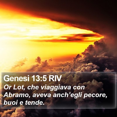 Genesi 13:5 RIV Bible Verse Image